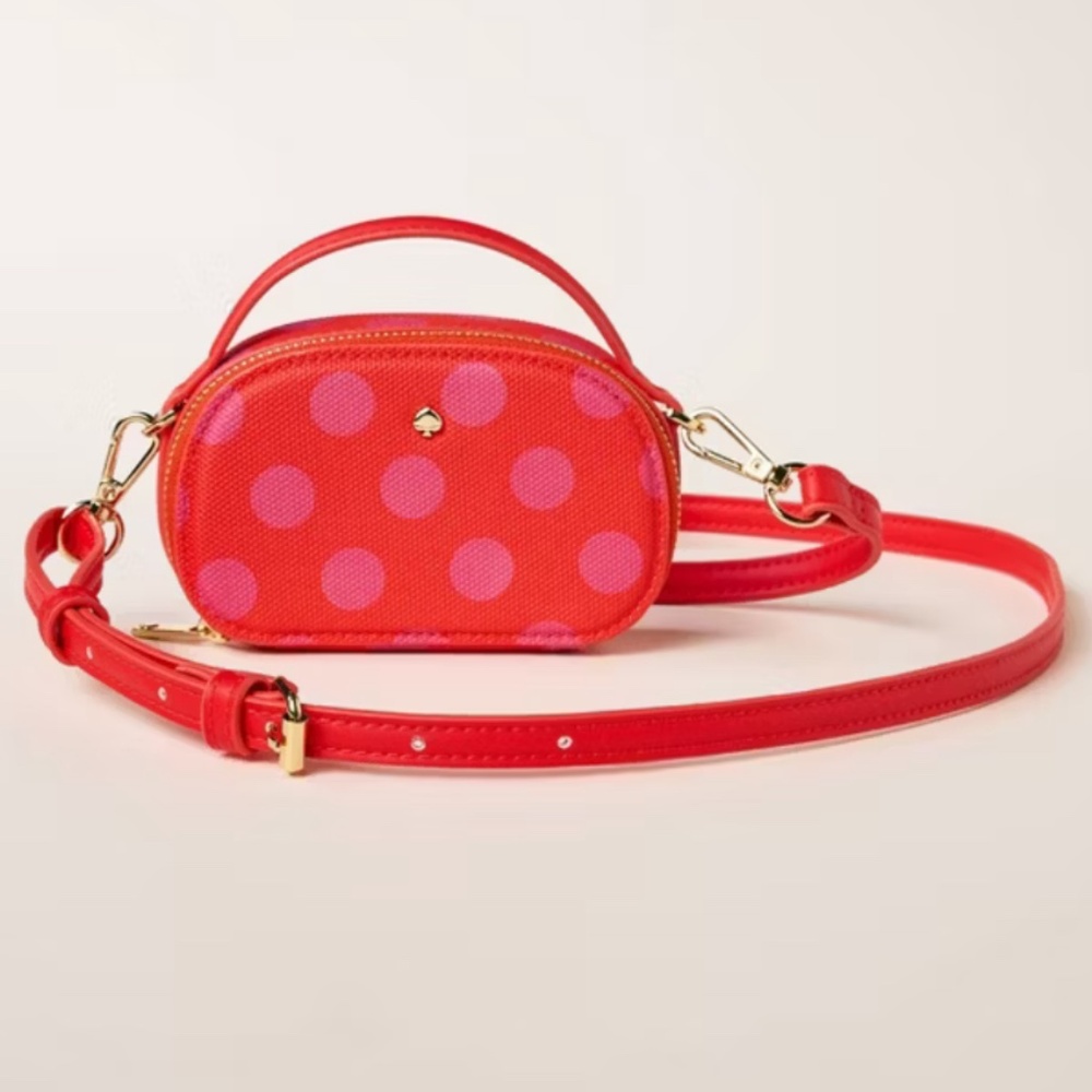 Polka Dot Mini Crossbody Bag - kate spade new york x Target Pink/Red